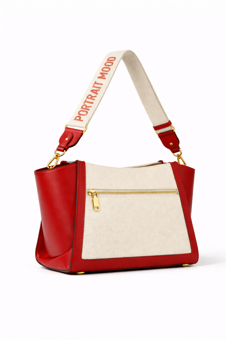 P|M SCANDAL Shoulder Bag - Cherry & Cream Sport Edition