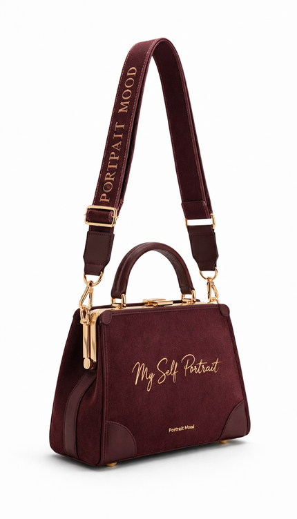 The P|M Aura Frame Top Handle - Bordeaux 'Self-Portrait' Edition
