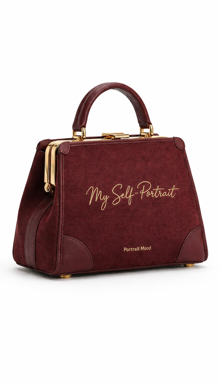 The P|M Aura Frame Top Handle - Bordeaux 'Self-Portrait' Edition