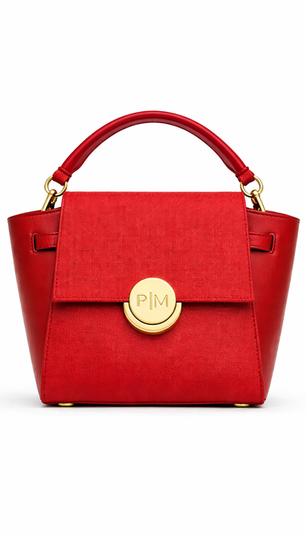 P|M SCANDAL Mini Top Handle - Imperial Crimson