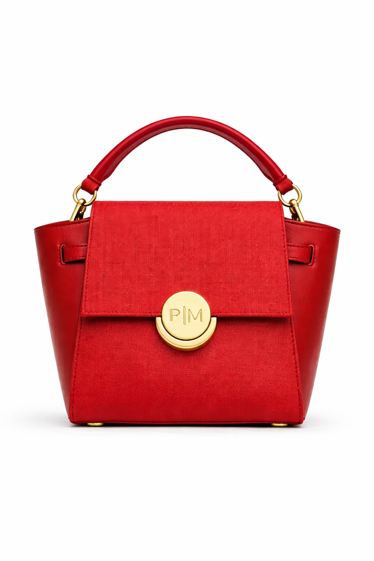 P|M SCANDAL Mini Top Handle - Imperial Crimson