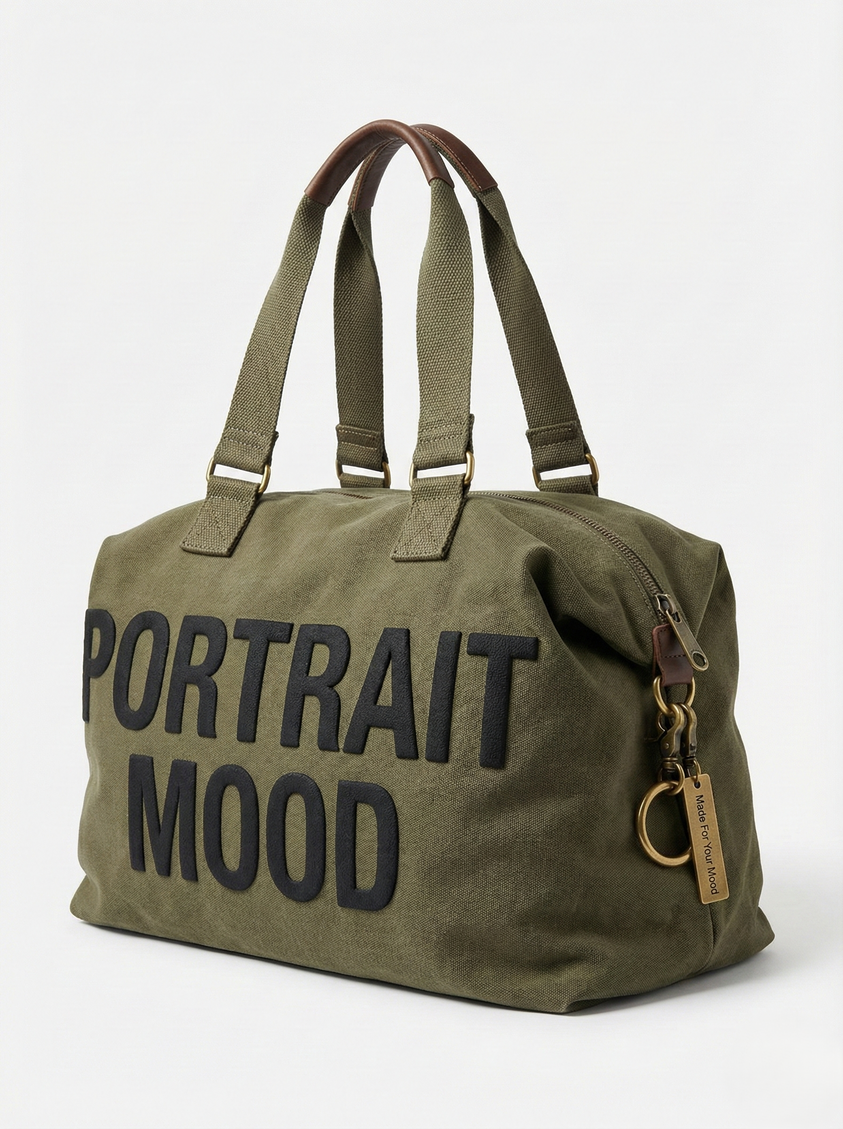 The P|M Expedition Felt-Logo Weekender - Olive Edition