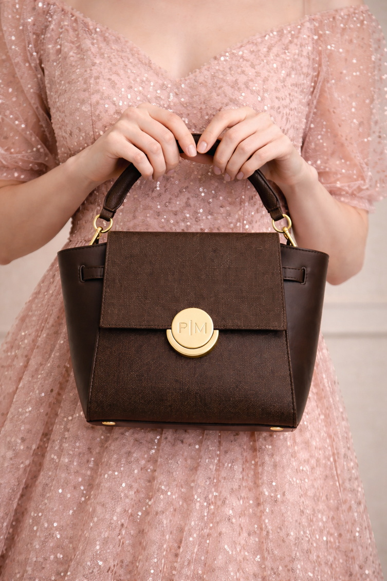 P|M GROUNDED Mini Top Handle - Vintage Espresso