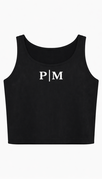 The P|M Foundation Ribbed Tank - Noir Edition