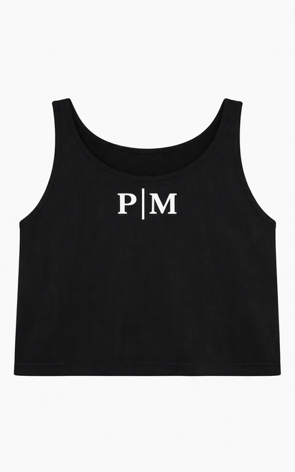 The P|M Foundation Ribbed Tank - Noir Edition