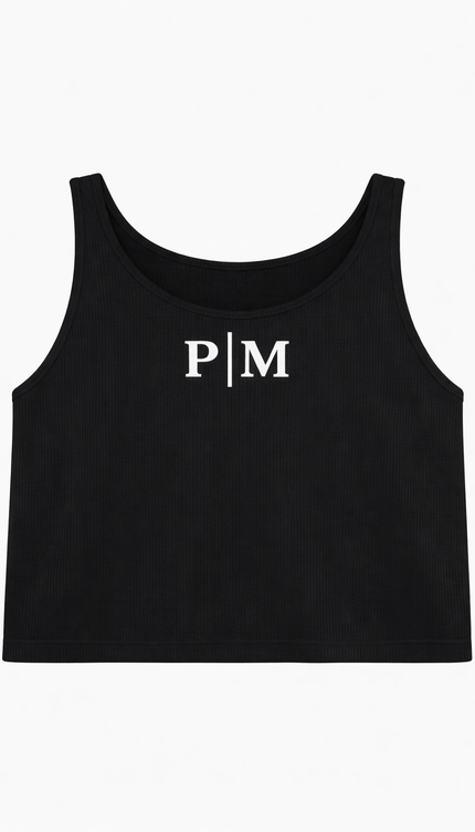The P|M Foundation Ribbed Tank - Noir Edition