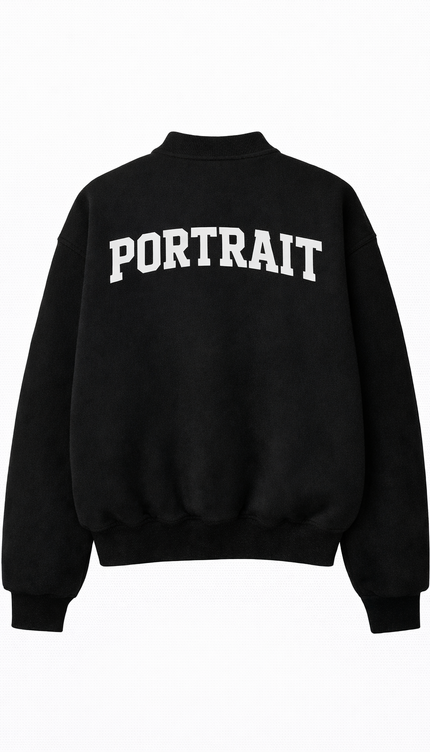 The P|M Studio Varsity Bomber - Noir Edition