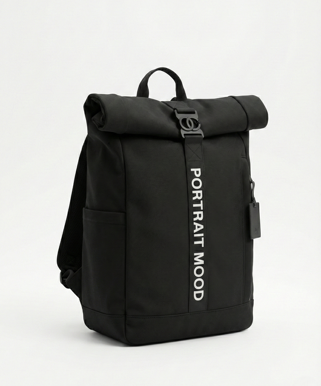 The P|M Mission Roll-Top Backpack - Noir Edition