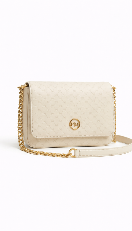 The P|M Icon Quilted Flap - Alabaster Edition