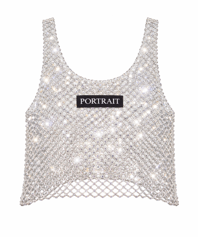 The P|M Prism Crystal Mesh Tank - Silver Edition