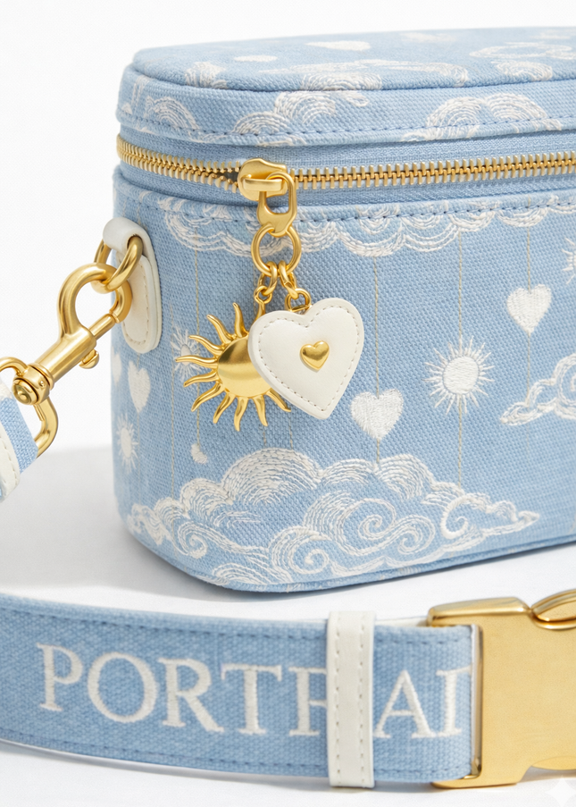 The P|M Orbit Vanity Crossbody - Céleste Toile Edition