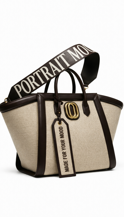 The P|M Sovereign Winged Tote - Espresso & Sand Edition