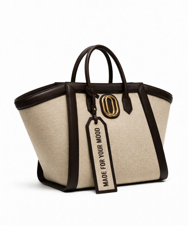 The P|M Sovereign Winged Tote - Espresso & Sand Edition