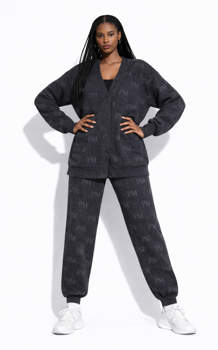 The PM Monogram Jacquard Knit Jogger