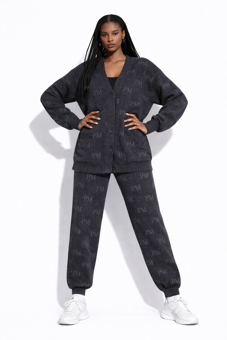 The PM Monogram Jacquard Knit Jogger