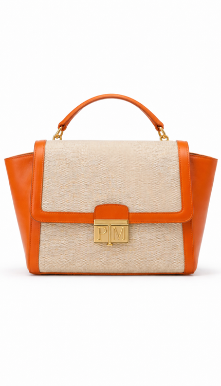 P|M RADIANCE Top Handle - Sicilian Tangerine Mixed-Media