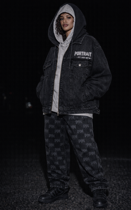 The PIM Noir Monogram Utility Cargo