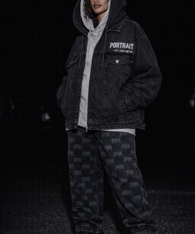 The PIM Noir Monogram Utility Cargo