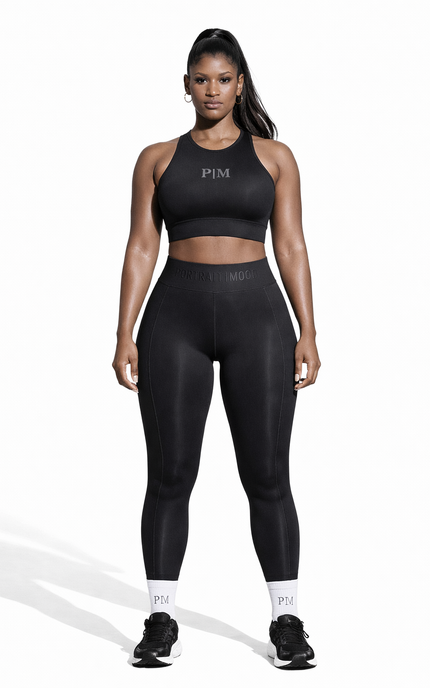 The P|M Tonal Identity High-Neck Bra