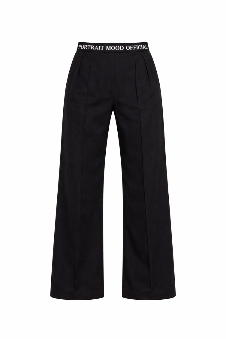 The P|M Authority Branded Waistband Trouser - Noir Edition