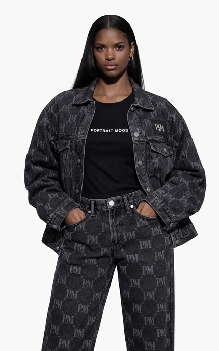 The P|M Signature Monogram Denim - Vintage Noir Edition