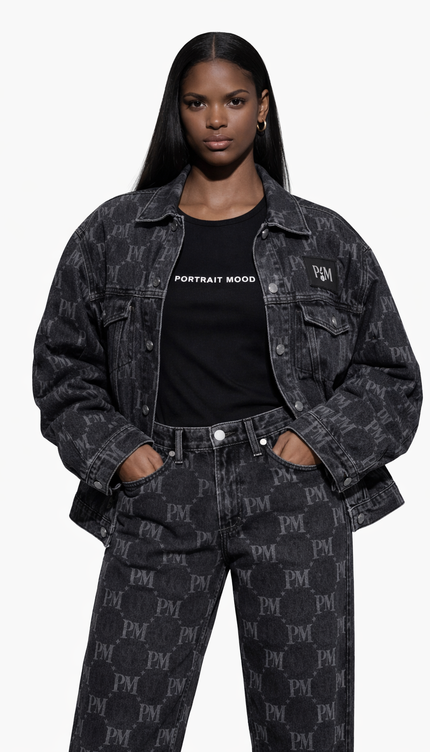 The P|M Signature Monogram Denim - Vintage Noir Edition