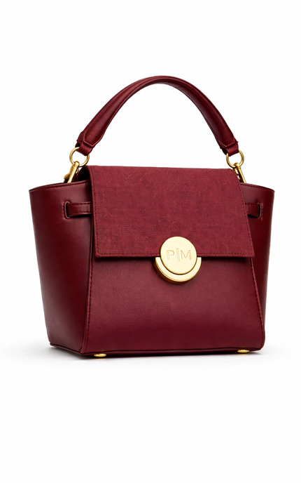 P|M SCANDAL Vintage Mahogany Mini Top Handle