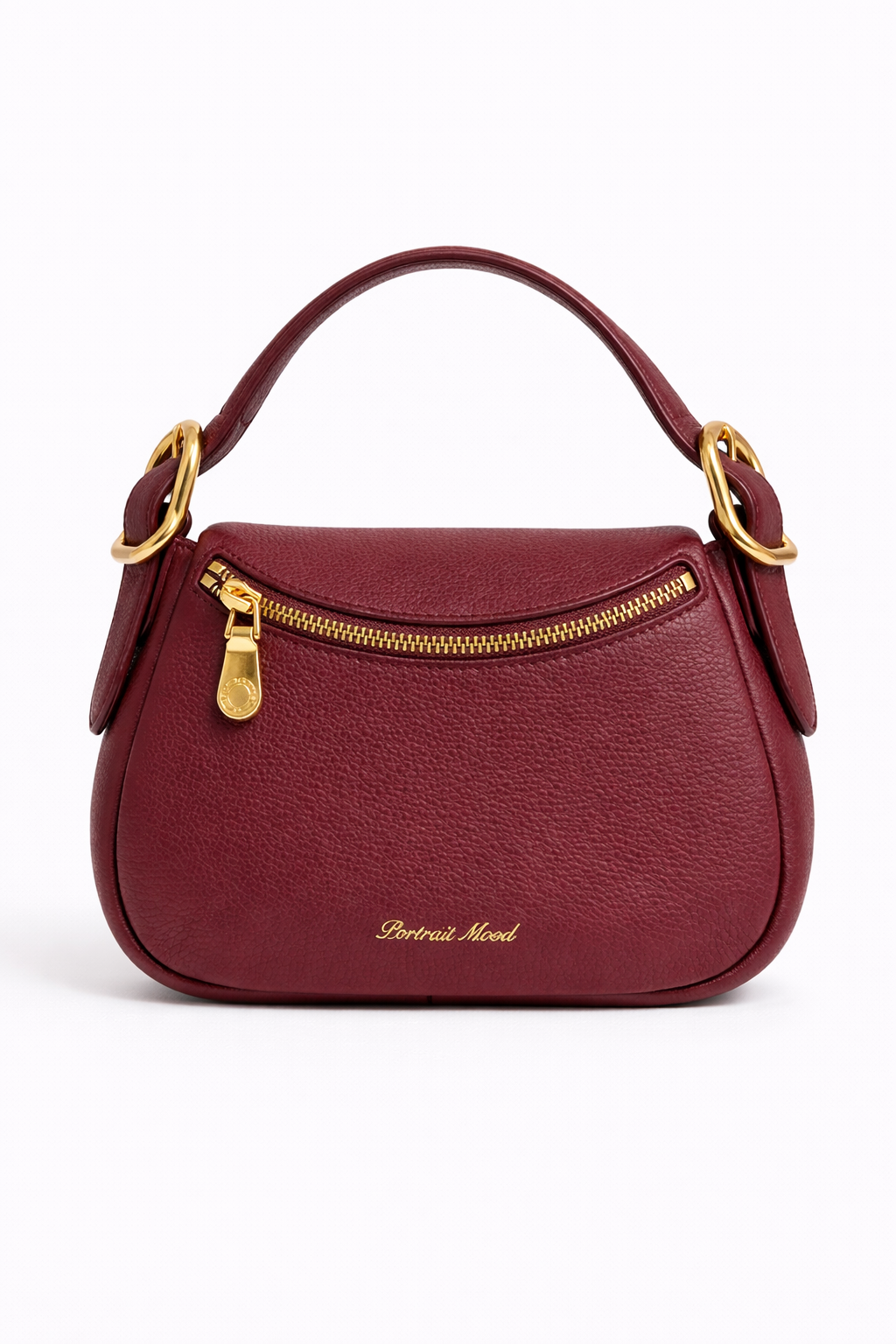 The P M Contour Saddle Bag Bordeaux Edition