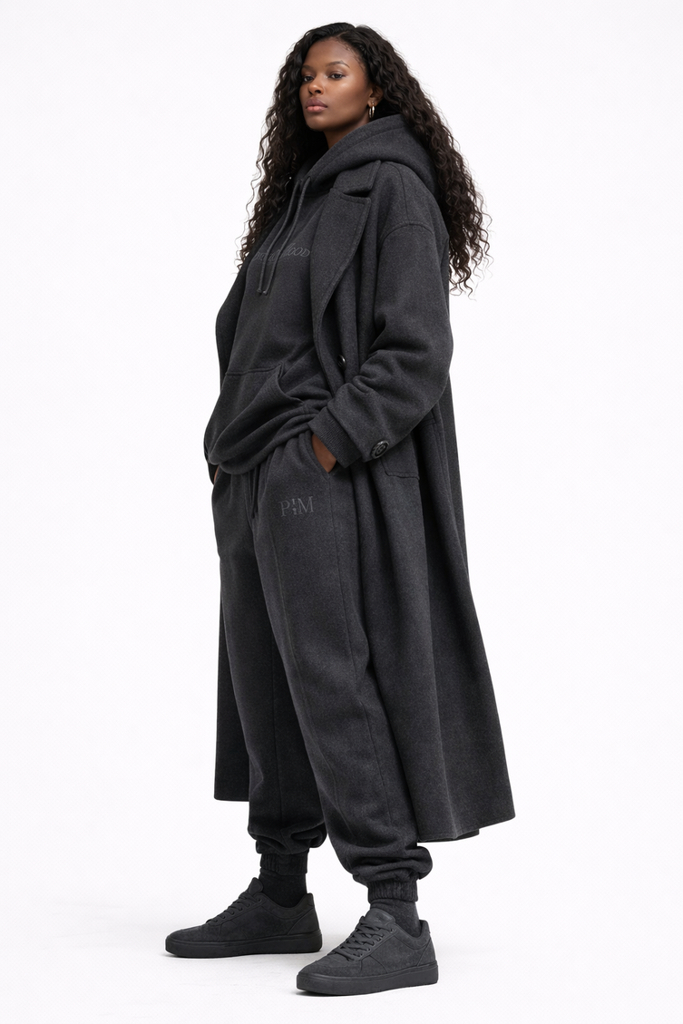 The P|M Archive Monogram Jogger - Charcoal Edition