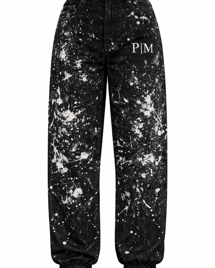 The P|M Atelier Splatter-Paint Denim Jogger