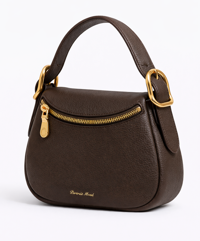 The P M Contour Saddle Bag Espresso Edition