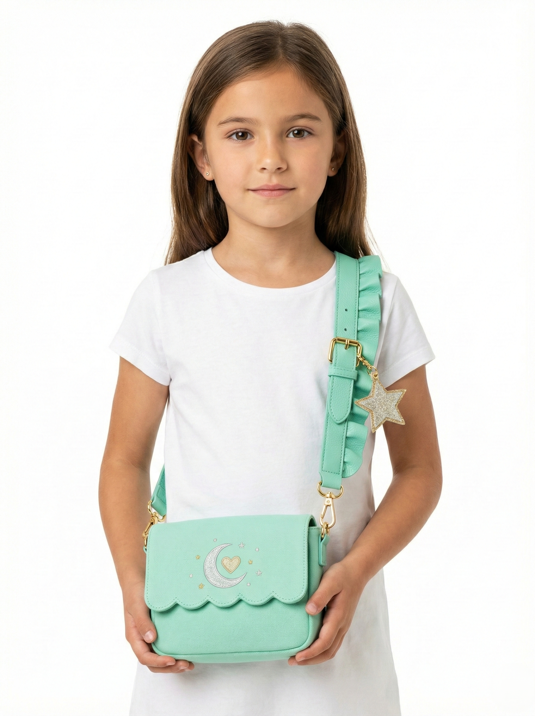 The P|M Ma Petite Pixie Flap - Mint Sparkle Edition