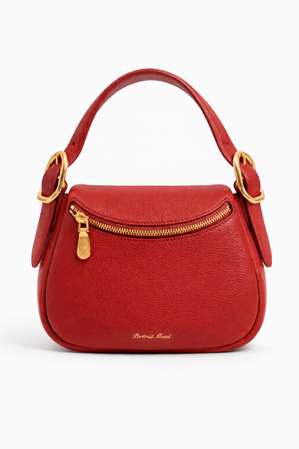 The P M Contour Saddle Bag Crimson Edition