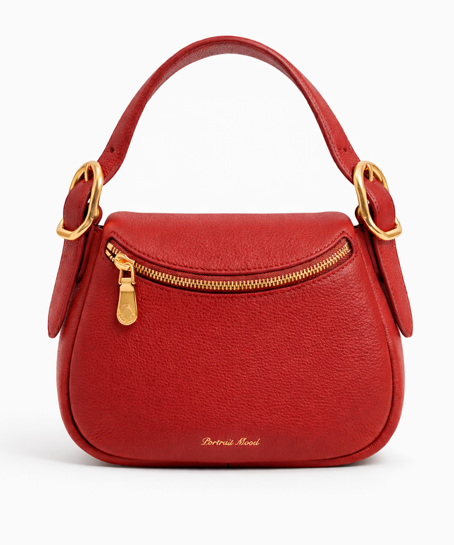 The P M Contour Saddle Bag Crimson Edition