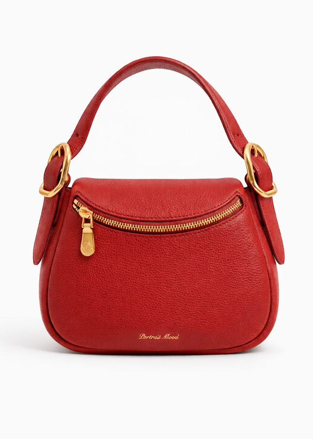 The P M Contour Saddle Bag Crimson Edition