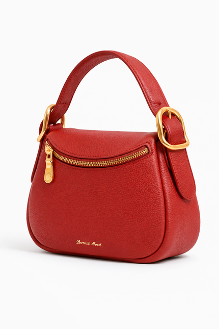 The P M Contour Saddle Bag Crimson Edition
