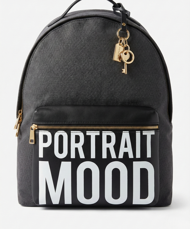 The P|M Urbanist Graphic Backpack - Charcoal & Noir Edition