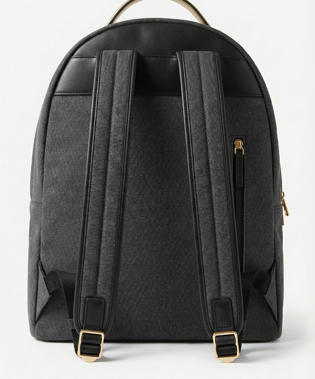 The P|M Urbanist Graphic Backpack - Charcoal & Noir Edition