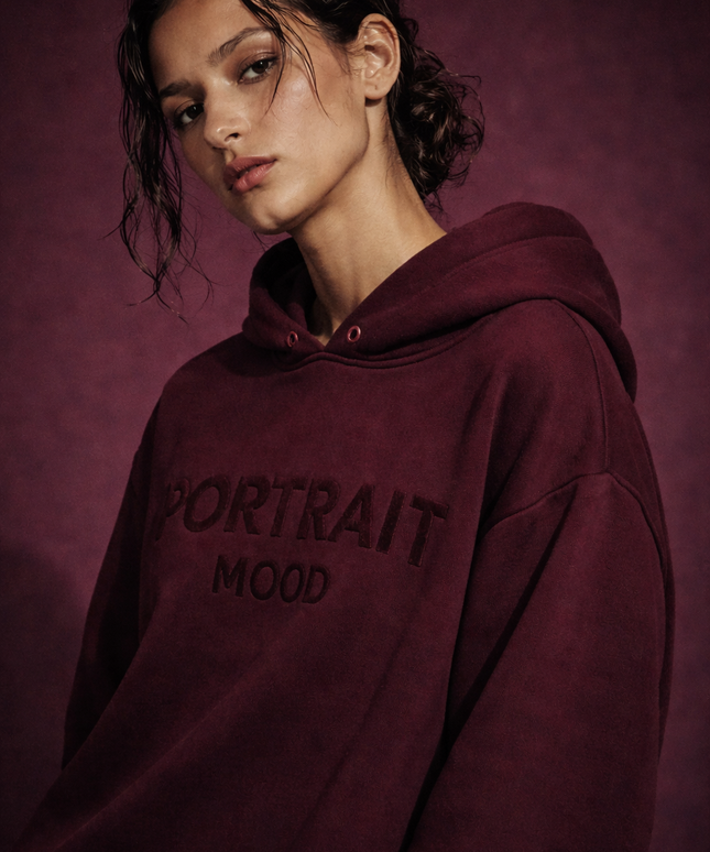 The P|M Atelier Hoodie Dress - Bordeaux Edition