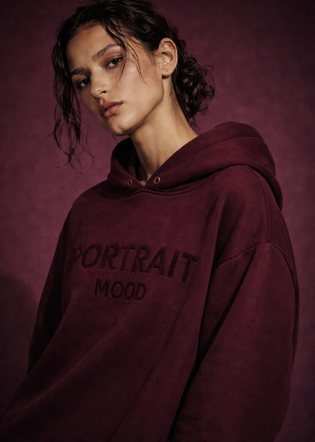 The P|M Atelier Hoodie Dress - Bordeaux Edition
