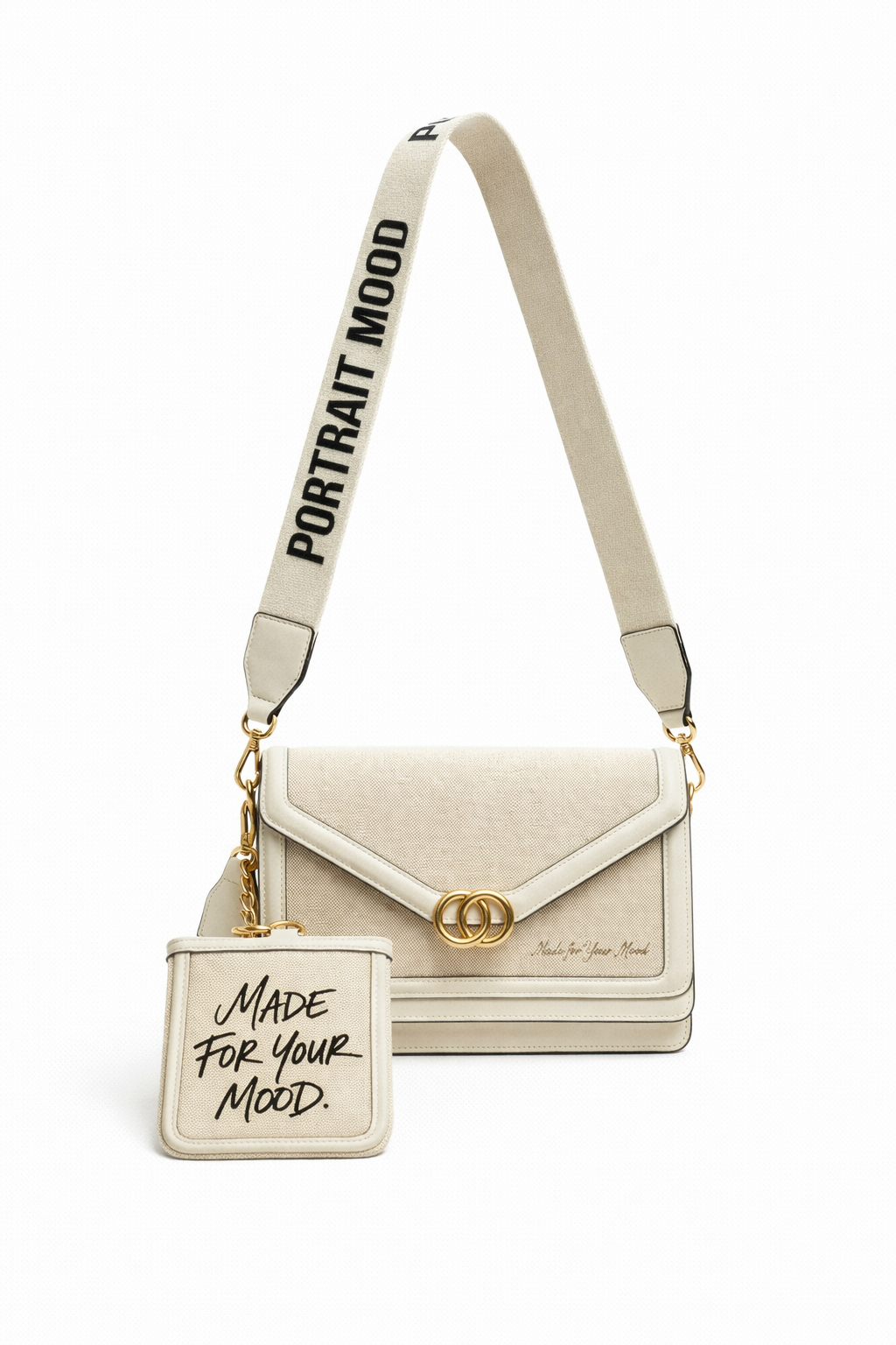 The P|M Envelope V-Flap Shoulder Bag - Sand & Bone Edition