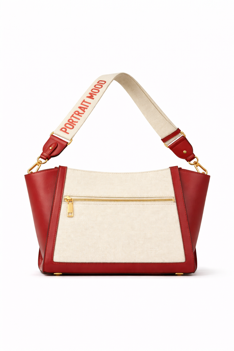 P|M SCANDAL Shoulder Bag - Cherry & Cream Sport Edition