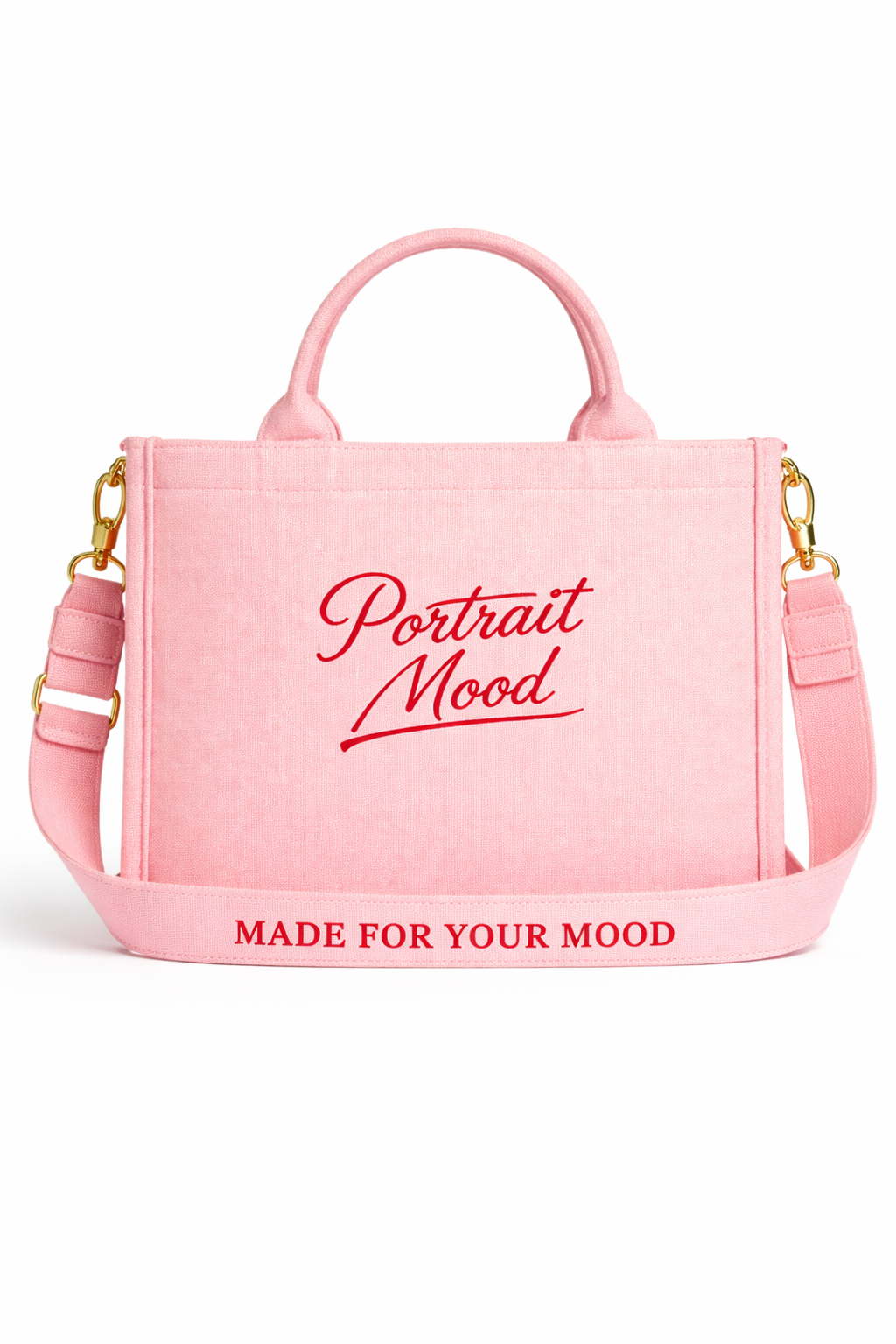 THE ÉGÉRIE No. 2 — CANVAS GRAND TOTE (BLUSH PINK)