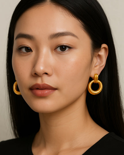 Power Loop Earrings – Bold, Rounded, Unapologetically You