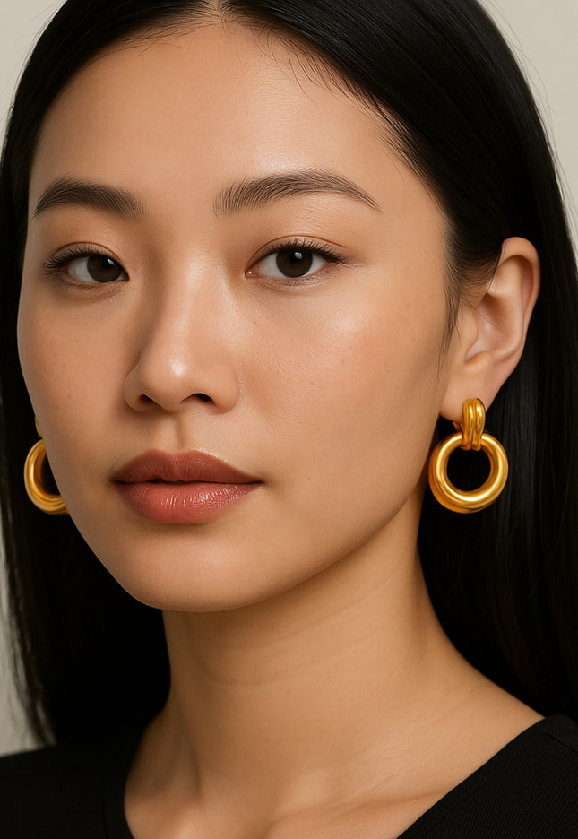 Power Loop Earrings – Bold, Rounded, Unapologetically You