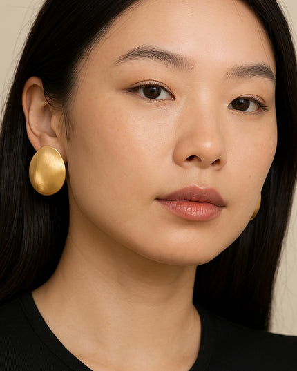 ORO OVAL EARRINGS