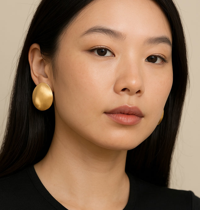 ORO OVAL EARRINGS