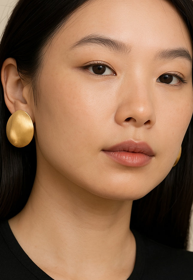 ORO OVAL EARRINGS