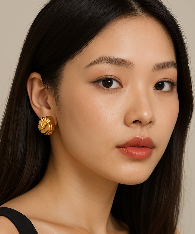 TWISTED AURA STUDS - EARRINGS
