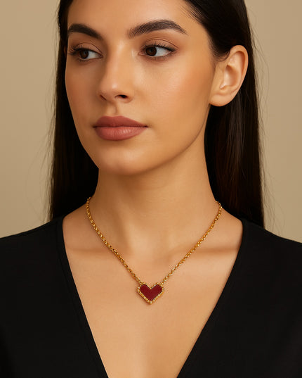 The Scarlet Heart Necklace